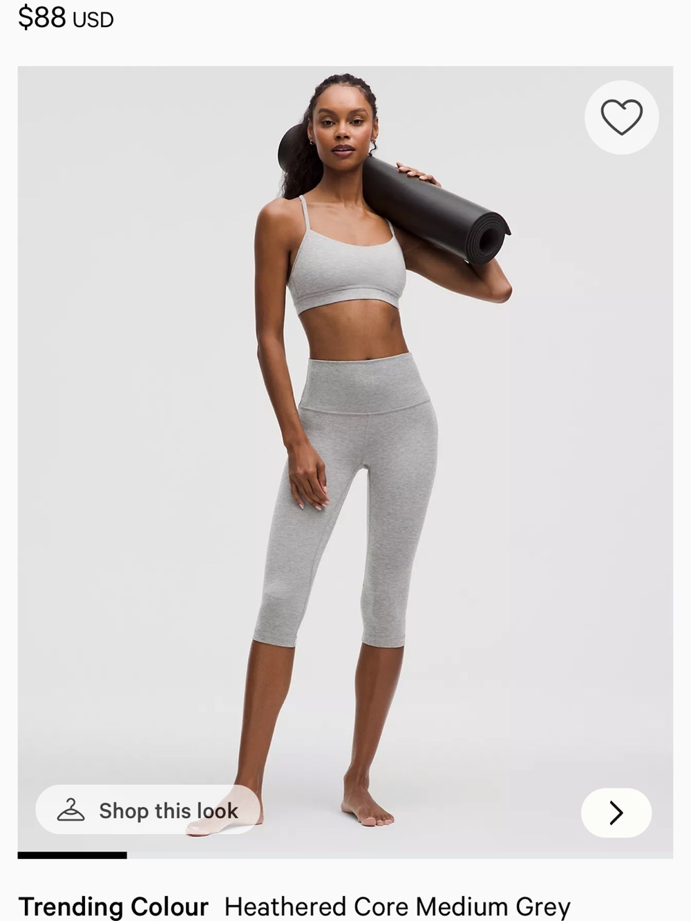 Lululemon Align High Rise Crop 17”
